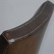 Sillas de comedor símil cuero Bolero marrón oscuro
