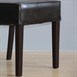 Sillas de comedor símil cuero Bolero marrón oscuro