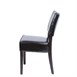 Sillas de comedor símil cuero Bolero marrón oscuro