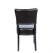 Sillas de comedor símil cuero Bolero marrón oscuro
