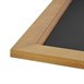 Pizarra de pared de marco de madera 600x 800mm Olympia