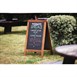 Pizarra caballete Olympia madera 850 x 500mm