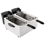 Freidora doble para sobremesa de uso no intensivo Caterlite 2x 3,5L