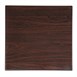 Tablero de mesa cuadrado Bolero 60cm marrón oscuro