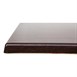 Tablero de mesa cuadrado Bolero 60cm marrón oscuro