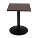 Tablero de mesa cuadrado Bolero 60cm marrón oscuro