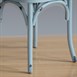 Sillas de comedor Bolero madera con respaldo azul lavado antiguo