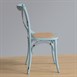 Sillas de comedor Bolero madera con respaldo azul lavado antiguo