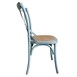 Sillas de comedor Bolero madera con respaldo azul lavado antiguo