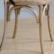 Sillas de comedor Bolero madera con respaldo en cruz metálica natural