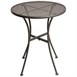 Mesa bistro redonda para terraza Bolero 60cm acero gris