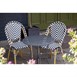 Mesa bistro redonda para terraza Bolero 60cm acero gris