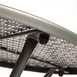 Mesa bistro redonda para terraza Bolero 60cm acero gris