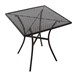 Mesa bistro cuadrada para terraza Bolero 70cm acero negra