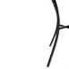 Mesa bistro cuadrada para terraza Bolero 70cm acero negra