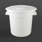 Contenedor grande redondo Vogue blanco