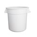 Contenedor grande redondo Vogue blanco