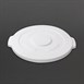 Tapa para contenedor redondo Vogue blanco