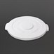 Tapa para contenedor grande redondo Vogue blanco