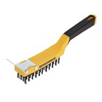 Cepillo para grill con rasqueta