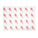Papel hamburguesas rojo