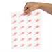 Papel hamburguesas rojo