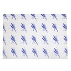 Papel hamburguesas azul