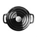 Cazuela de hierro Vogue negra 4L