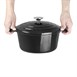 Cazuela de hierro Vogue negra 4L