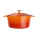 Cazuela de hierro Vogue naranja 3,2L