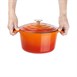 Cazuela de hierro Vogue naranja 3,2L
