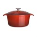 Cazuela de hierro Vogue roja 4L