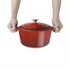 Cazuela de hierro Vogue roja 4L