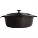 Cazuela de hierro ovalada Vogue negra 6L