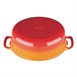 Cazuela de hierro ovalada Vogue naranja 6L