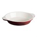 Fuente de hierro redonda para gratinar Vogue 400ml rojo