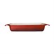 Fuente de hierro rectangular Vogue roja 2,8L
