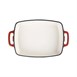 Fuente de hierro rectangular Vogue roja 2,8L