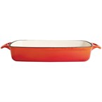 Fuente de hierro rectangular Vogue naranja 2,8L