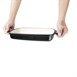Fuente de hierro rectangular Vogue negra 1,8L