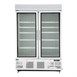 Vitrina congeladora Polar Serie G dos puertas panel iluminación exterior