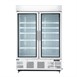 Vitrina congeladora Polar Serie G dos puertas panel iluminación exterior