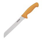 Cuchillo para pan Vogue 20cm amarillo