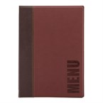Portamenús contemporáneos Securit A4 rojo