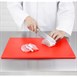Tabla de cortar Hygiplas de alta densidad roja