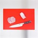 Tabla de cortar Hygiplas de alta densidad roja
