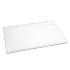 Tabla de cortar Hygiplas de alta densidad blanca