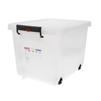 Caja de almacenamiento móvil con tapa Araven 50L