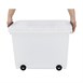 Caja de almacenamiento móvil con tapa Araven 50L