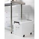 Caja de almacenamiento móvil con tapa Araven 50L